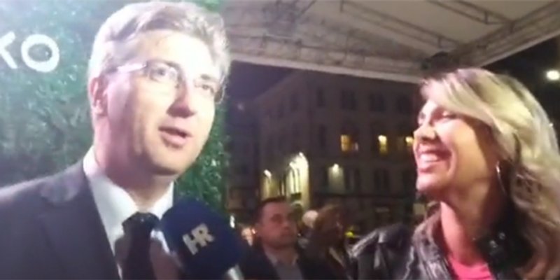 Na upit navija li za Hajduk, Plenković je odgovorio da je navijač hrvatske reprezentacije