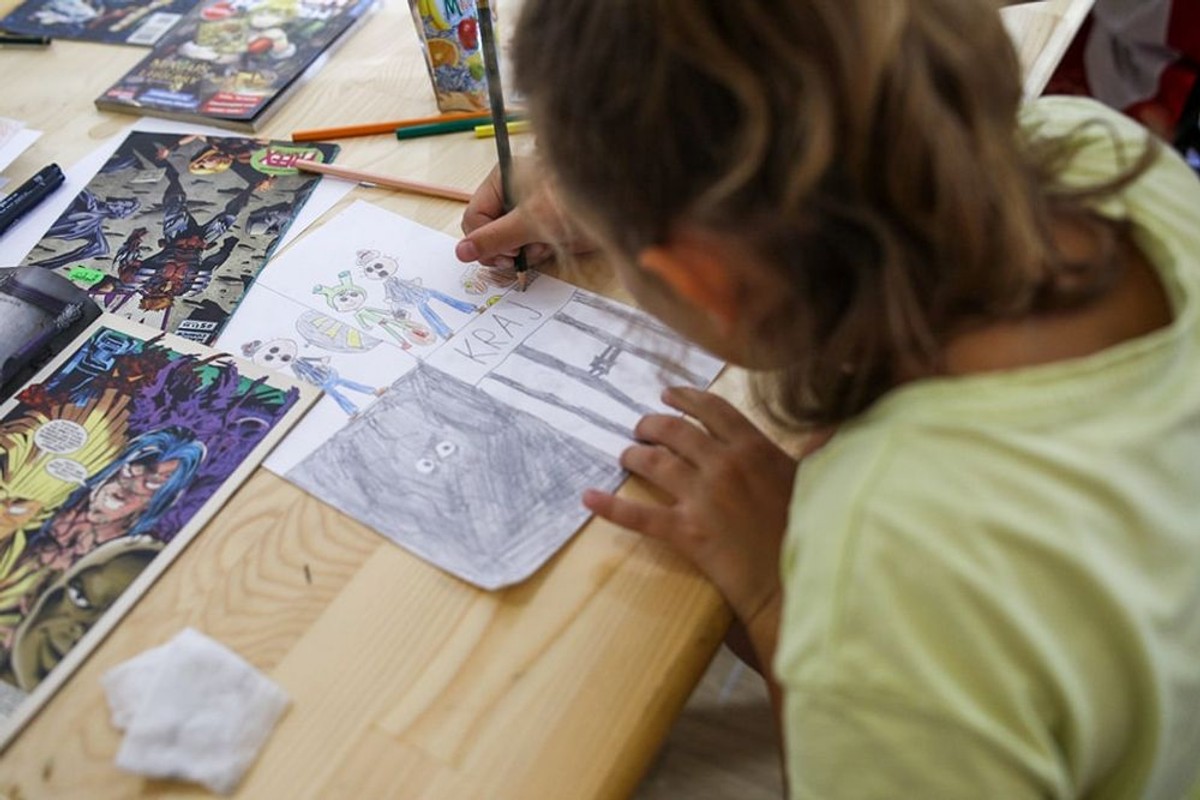  Strip na Braču, Brač u stripu