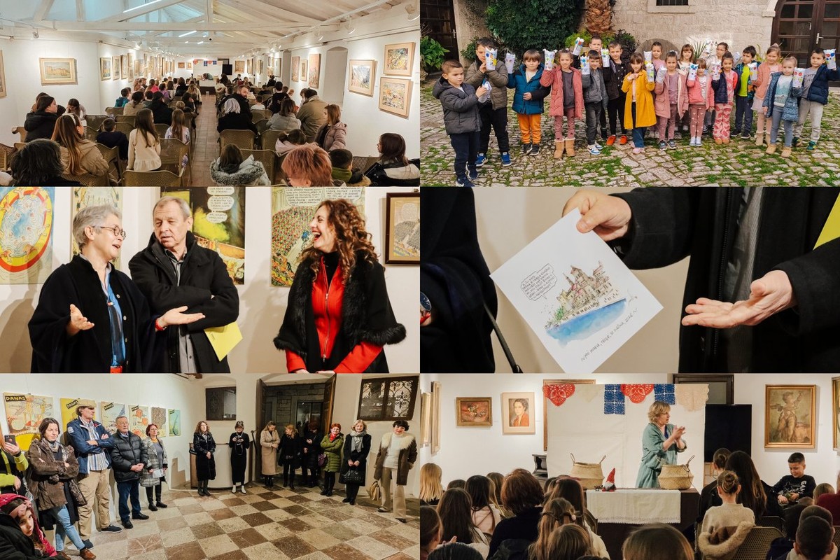 MUZEJ GRADA TROGIRA Darovana karikatura Joška Marušića kao posebna uspomena na Noć muzeja 2026.