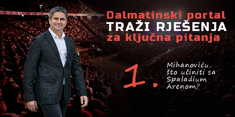 Vice Mihanović: Ključno je da se dovrši projekt izgradnje Spaladium Centra, inzistirat ću da sve strane sjednu za isti stol