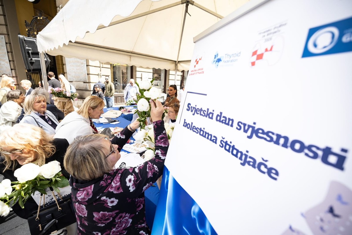 SVIBANJ - MJESEC LEPTIRA Savjetovanje s liječnicima na splitskoj Rivi i prijave za besplatan pregled štitnjače