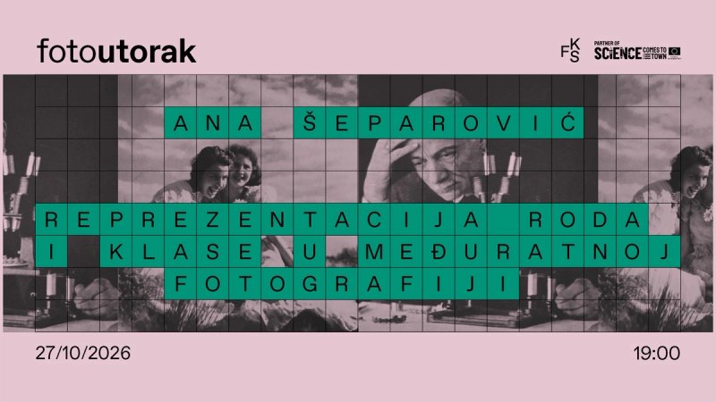 FOTO UTORAK Sutra u Fotoklubu gostuje dr. sc. Ana Šeparović