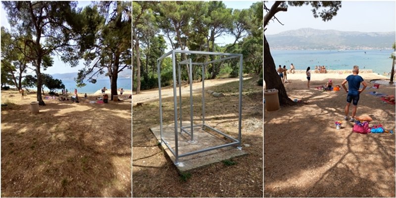 FOTO UBOD Plaža puna kupača, a kabina za presvlačenje nije u funkciji