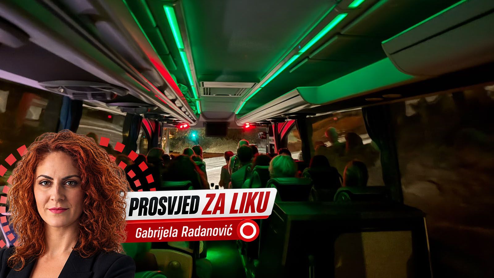 PROSVJED ZA LIKU Dva autobusa iz Splita još za mraka krenula prema metropoli
