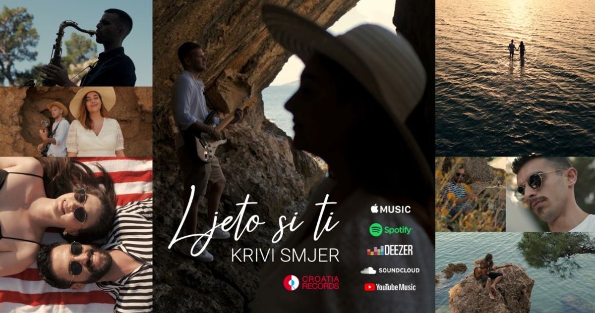 VIDEO Krivi smjer objavio pjesmu 'Ljeto si ti', spot sniman u Brelima