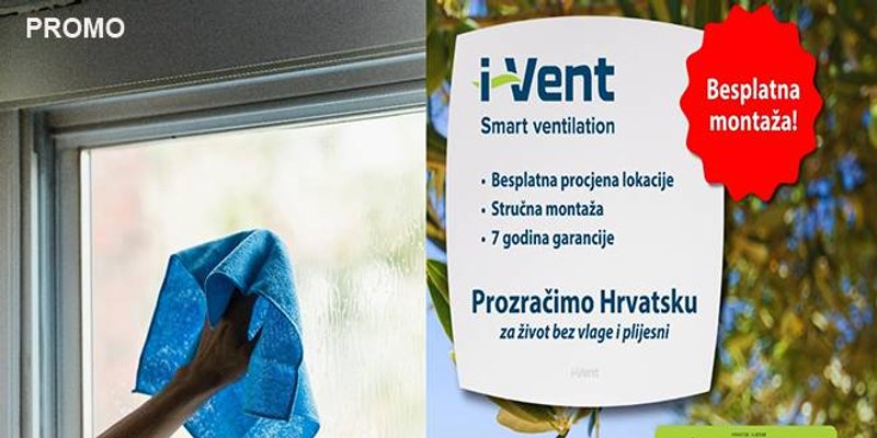 Zimi vam se magle prozori, a ljeti zrak stoji? I-Vent ventilacija s rekuperacijom to rješava efikasno - uz besplatnu montažu i 7 godina garancije