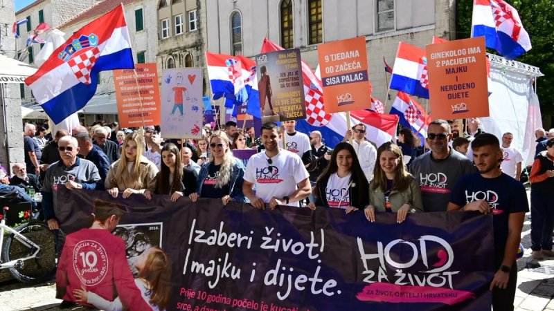 Hod za život, obitelj i Hrvatsku po prvi puta u Sinju