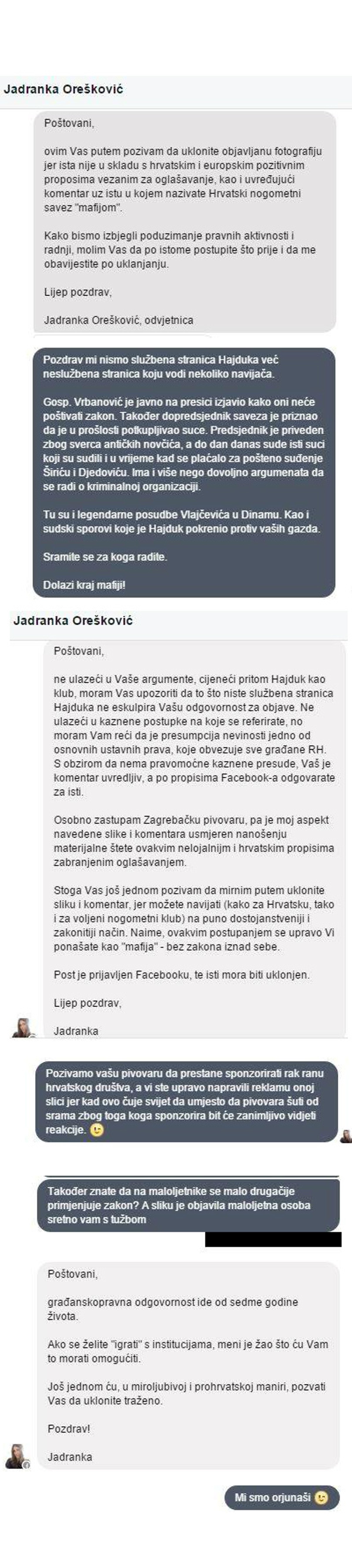 Prijetnja tužbom zbog poziva na bojkot Ožujskog: 'Zafrkali su se, sada krećemo s plakatima i letcima protiv sponzora HNS-a i Dinama!'