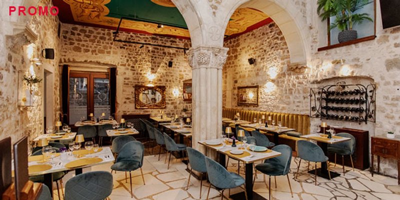 Delicija Italije u restoran/kavani Lvxor