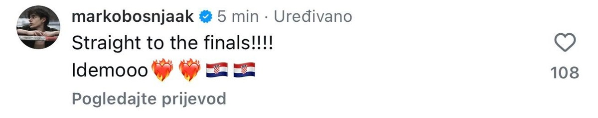 Marko Bošnjak komentirao nastup hrvatskih predstavnica na Eurosongu