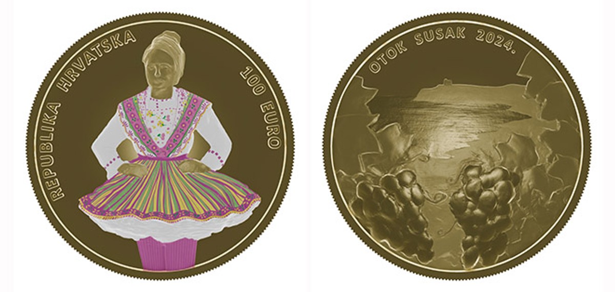 Kovanica koja priča priču: Novi kolekcionarski primjerak posvećen je otoku Susku