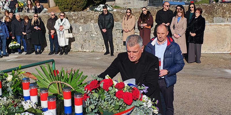 Obilježena godišnjica stradanja natporučnika HRZ-a Tomislava Baturine