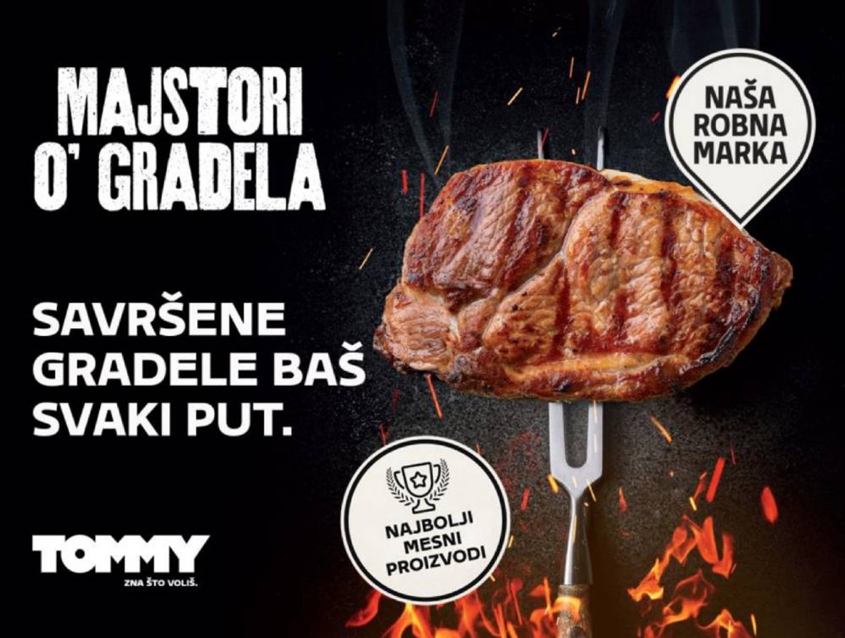 Tommy predstavio novo pakiranje popularnih linija svježeg mesa Bokun gušta i Majstori o' gradela