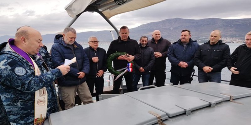FOTO Obilježena 34. obljetnica pogibije pripadnika Hrvatske ratne mornarice