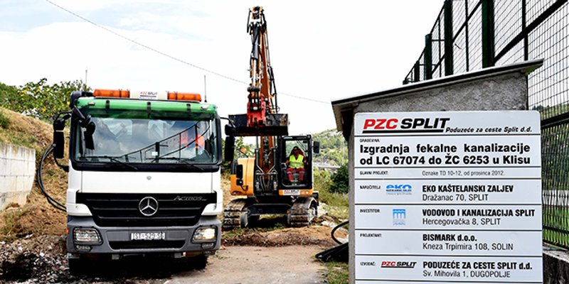Počela izgradnja kanalizacije, plinovoda i ceste do centra Klisa