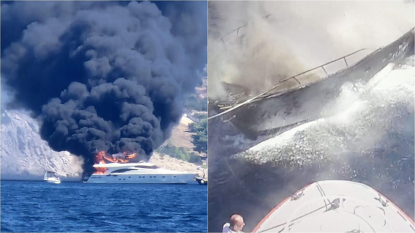 Planula usred mora pa potonula: Jahta kod Čiova završila na dnu