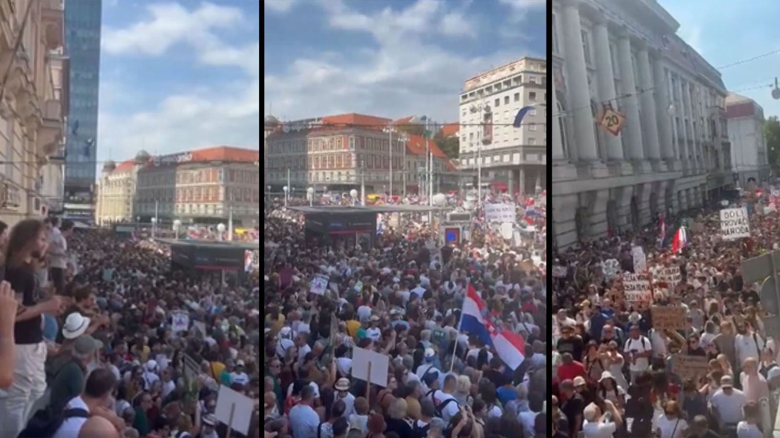 VIDEO ZA NAJEŽITI SE Neviđena solidarnost na djelu u centru Zagreba