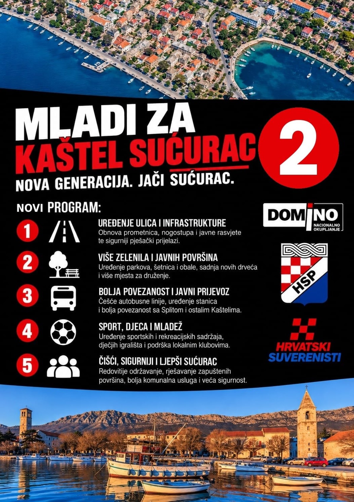 Vukovarska koalicija predstavila liste za Žnjan, Visoku i Kaštel Sućurac, među nositeljima 20-godišnjak