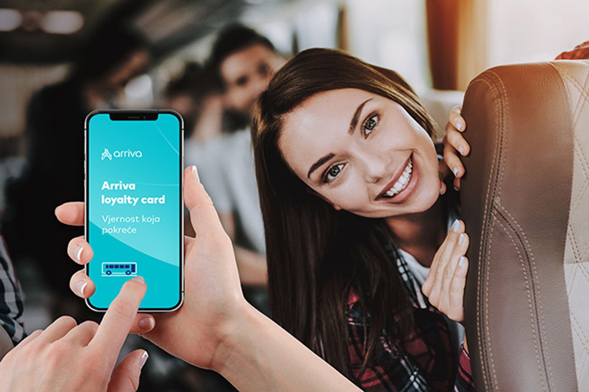 PUTUJTE I ŠTEDITE Arriva uvela program vjernosti s kojim nagrađuje putnike za svaku vožnju