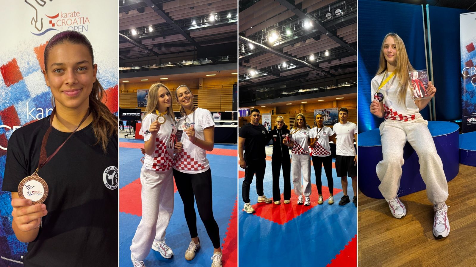 Zlato i bronca za Karate klub Dalmacija na Croatia Openu