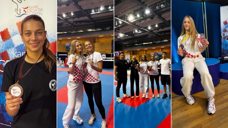 Zlato i bronca za Karate klub Dalmacija na Croatia Openu