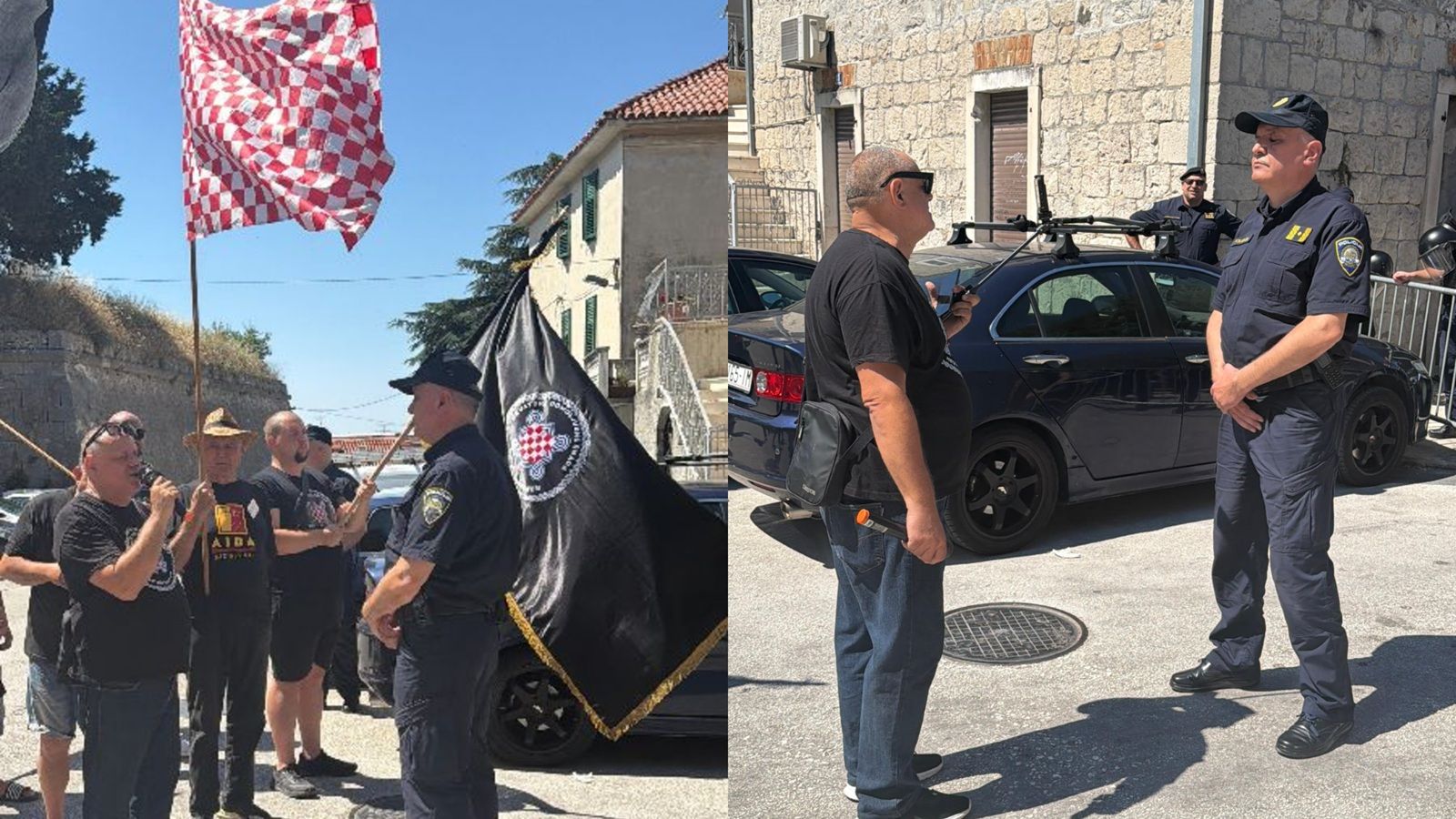 VIDEO INCIDENTA Organizatora prosvjeda protiv Dežulovića privela policija, pogledajte zbog čega