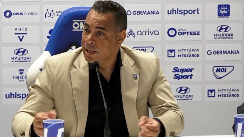 Osijek ima novog sportskog direktora, na predstavljanju se izjasnio o treneru