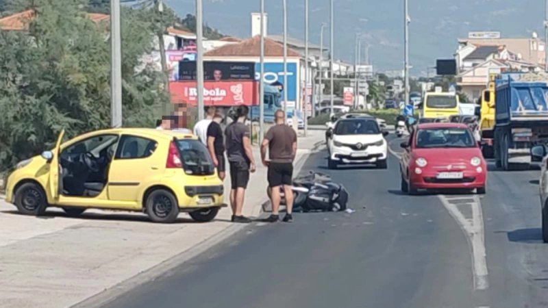 Sudar automobila i motocikla u Trogiru: Policija na terenu, gužva na cesti