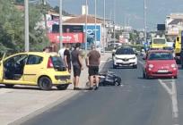 Sudar automobila i motocikla u Trogiru: Policija na terenu, gužva na cesti