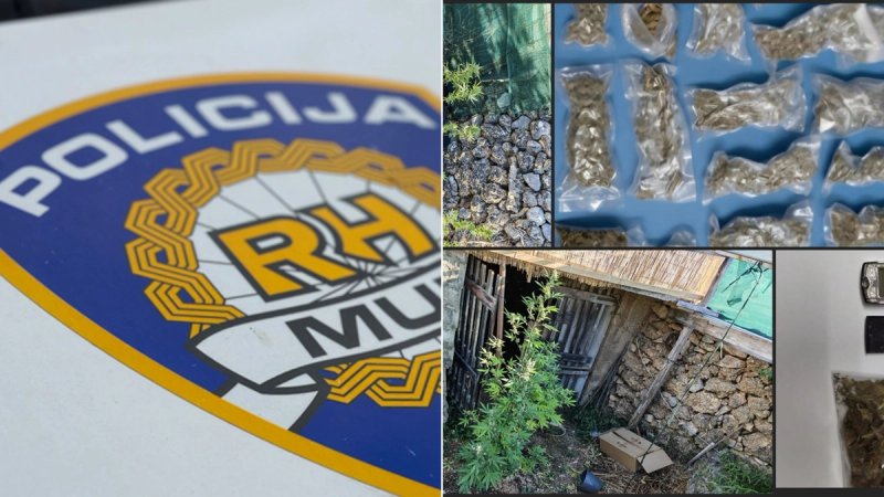 HVAR Četiri osobe predane pritvorskom nadzorniku zbog droge i oružja