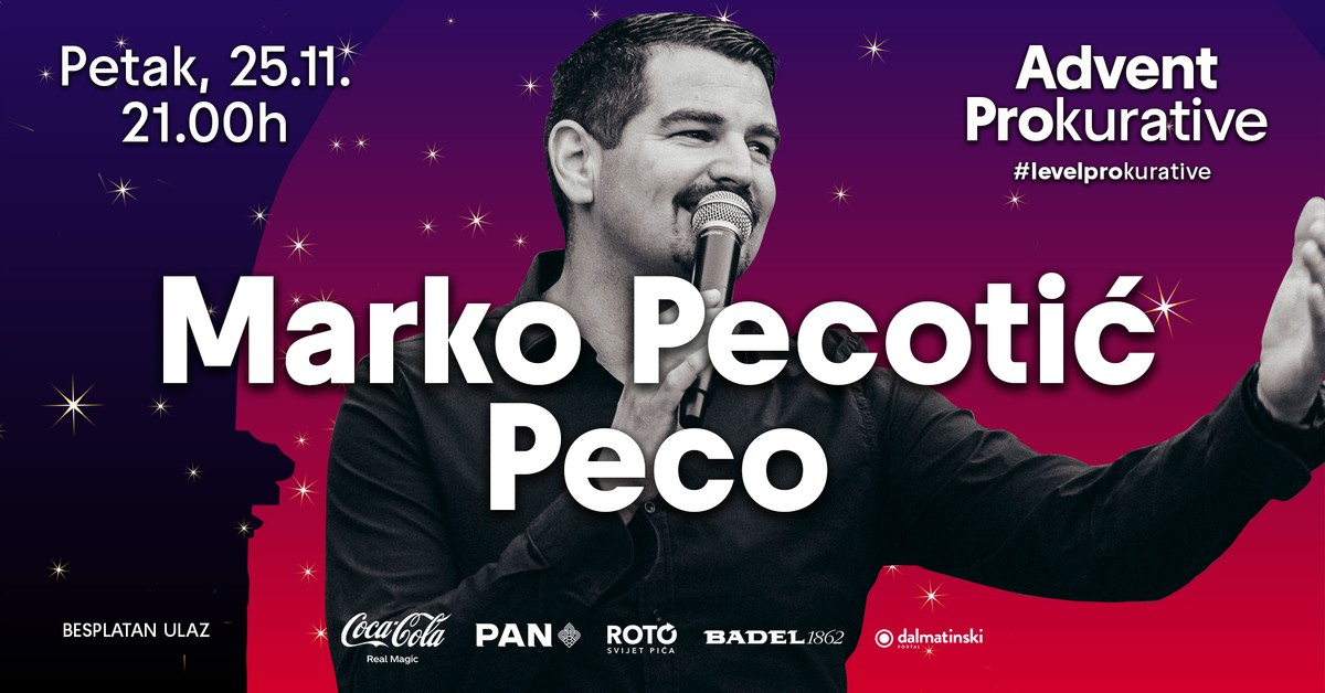 HIT DO HITA U CENTRU SPLITA Otvaranje Adventa sljedeći tjedan uz Pecu i veliki koncert Dražena Zečića