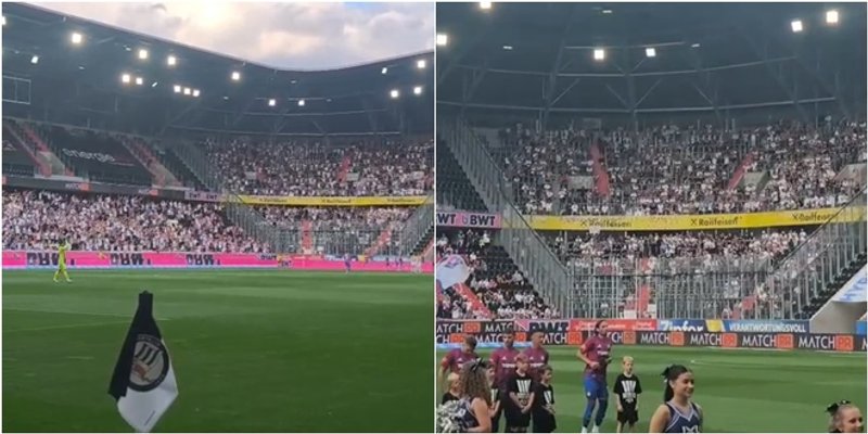 VIDEO Velika podrška 'bijelima', s tribina ori 'ja te volim, Hajduče'