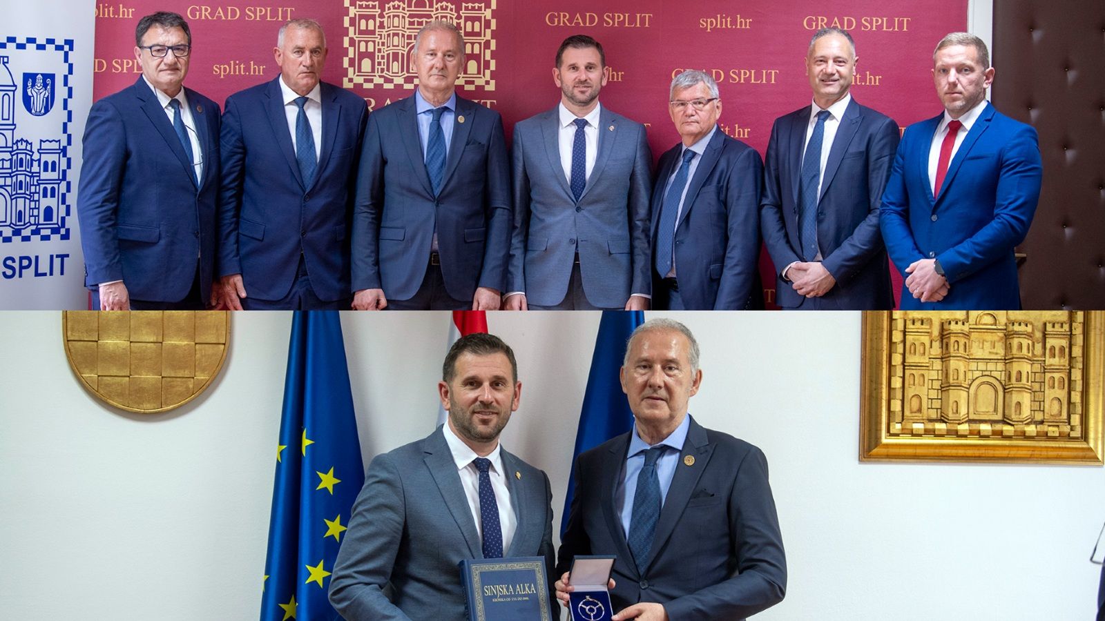 Gradonačelnik Šuta primio predstavnike Viteškog alkarskog društva