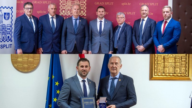 Gradonačelnik Šuta primio predstavnike Viteškog alkarskog društva