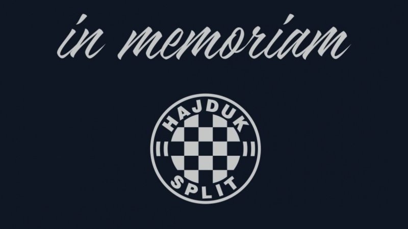 IN MEMORIAM: Na utakmici Hajduka i Gorice odat će se počast preminulim članovima kluba