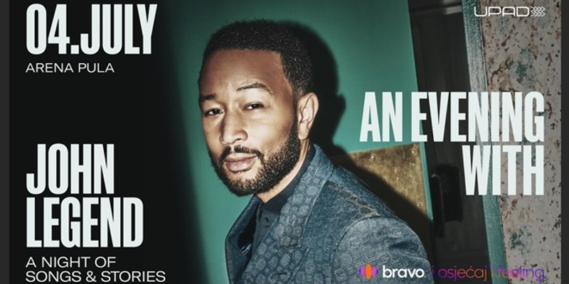 Svjetska glazbena senzacija John Legend stiže u pulsku Arenu!