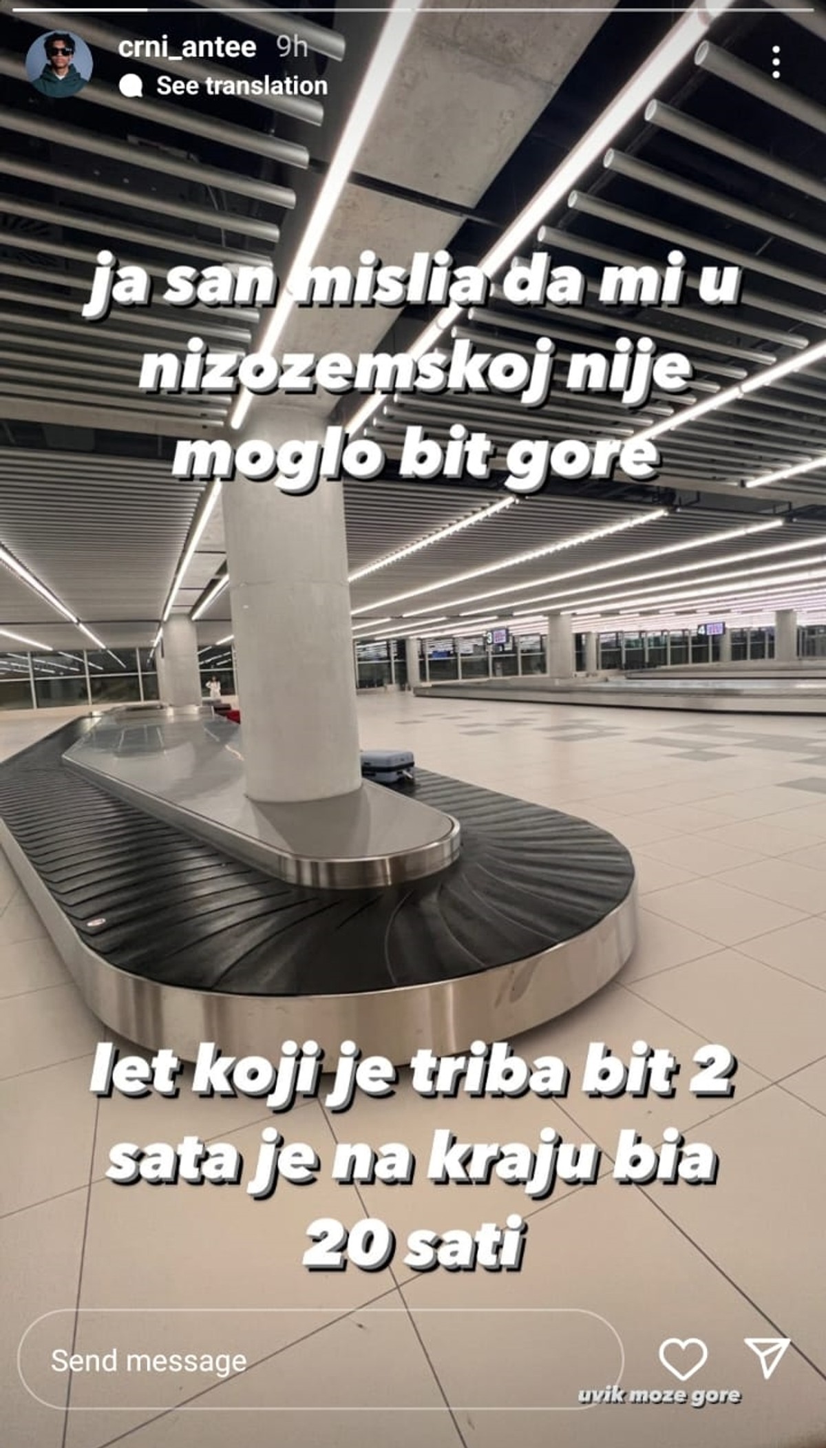 CRNI ANTE U PROBLEMIMA 'Ja san mislia da mi u Nizozemskoj nije moglo bit gore'