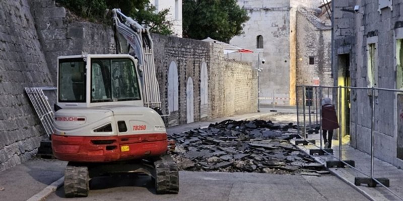 FOTOGALERIJA Obnova Nodilove ulice u Splitu