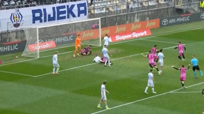 LOPTA U MREŽI RIJEKE Sudački ekspert: Iz više razloga ne mogu prihvatiti da se ovakav gol poništi