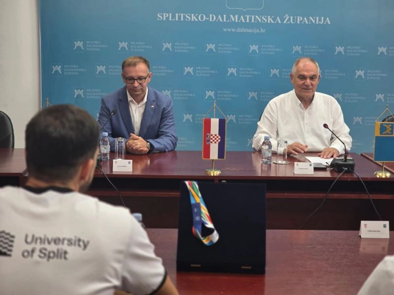 Župan Boban ugostio zlatne splitske studente: 'Ostvarili su povijesni uspjeh'