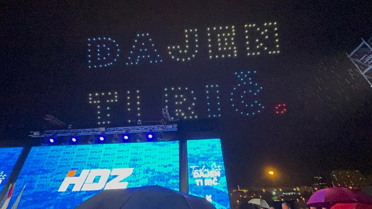 SHOW NA KOPILICI Sa 280 dronova predstavljen Šutin izborni slogan  