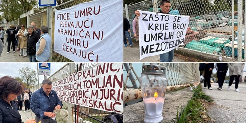 POGUBNA IZLOŽENOST AZBESTU: U Vranjicu odali počast žrtvama mezotelioma, 400 ih je umrlo od te zloćudne bolesti