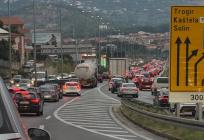 PALA KIŠA, SPLIT BLOKIRAN Ovakav prizor dočekat će vas ako želite izaći iz drugog najvećeg grada u državi