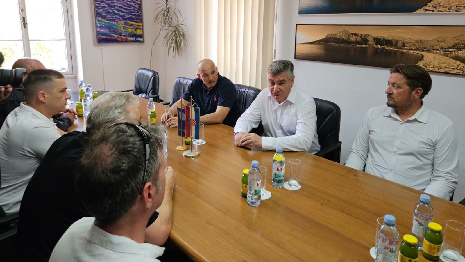 FOTO/VIDEO Predsjednik Milanović stigao u Omiš