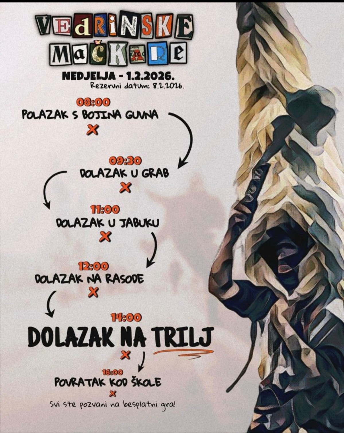 Vedrinske mačkare ponovno kreću u svoje pohode, evo plana