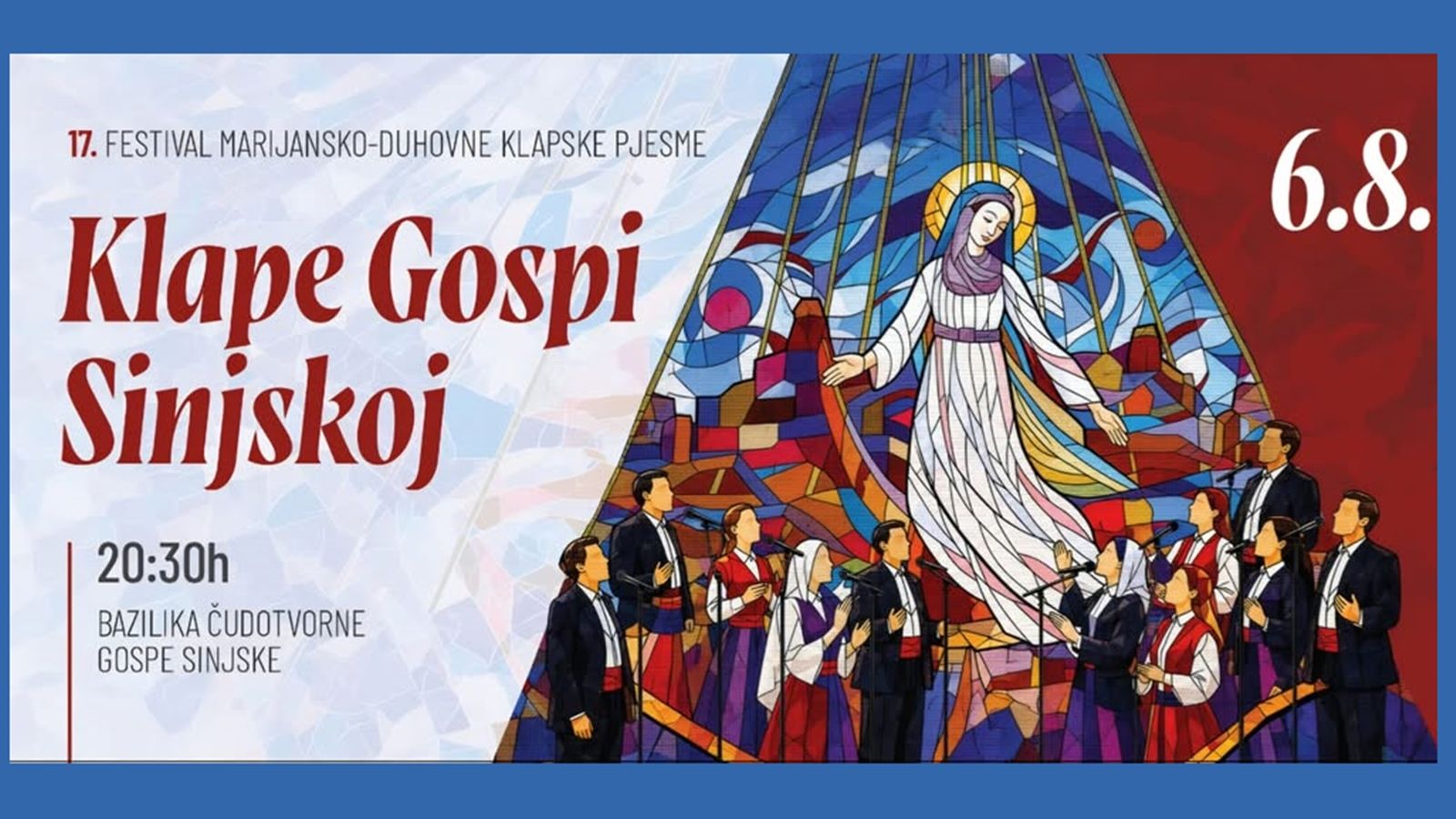 Festival 'Klape Gospi Sinjskoj' ponovno okuplja najbolje klape u bazilici Čudotvorne Gospe Sinjske