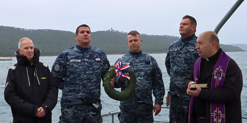 FOTO Obilježena 33. obljetnica pogibije pripadnika Hrvatske ratne mornarice