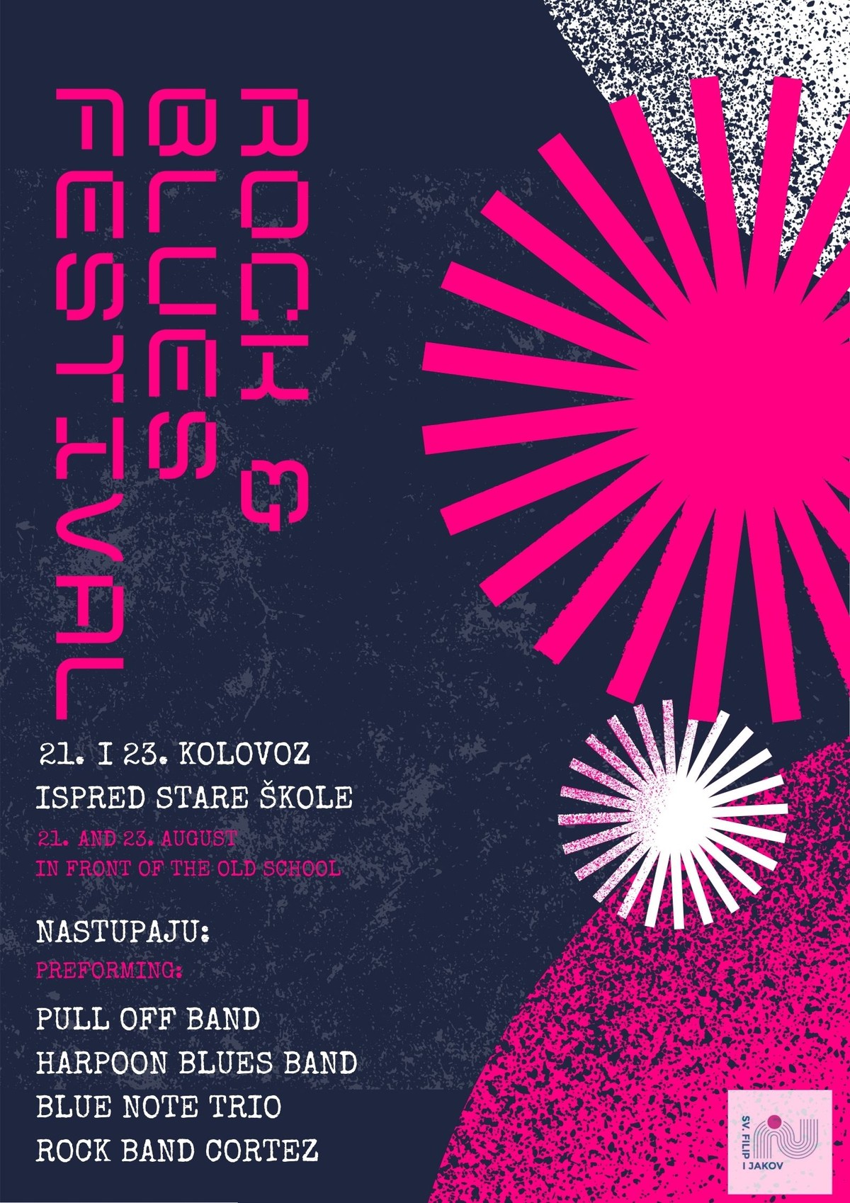 Rock i blues stižu u Sv. Filip i Jakov: Dvije večeri glazbe ispred Stare škole