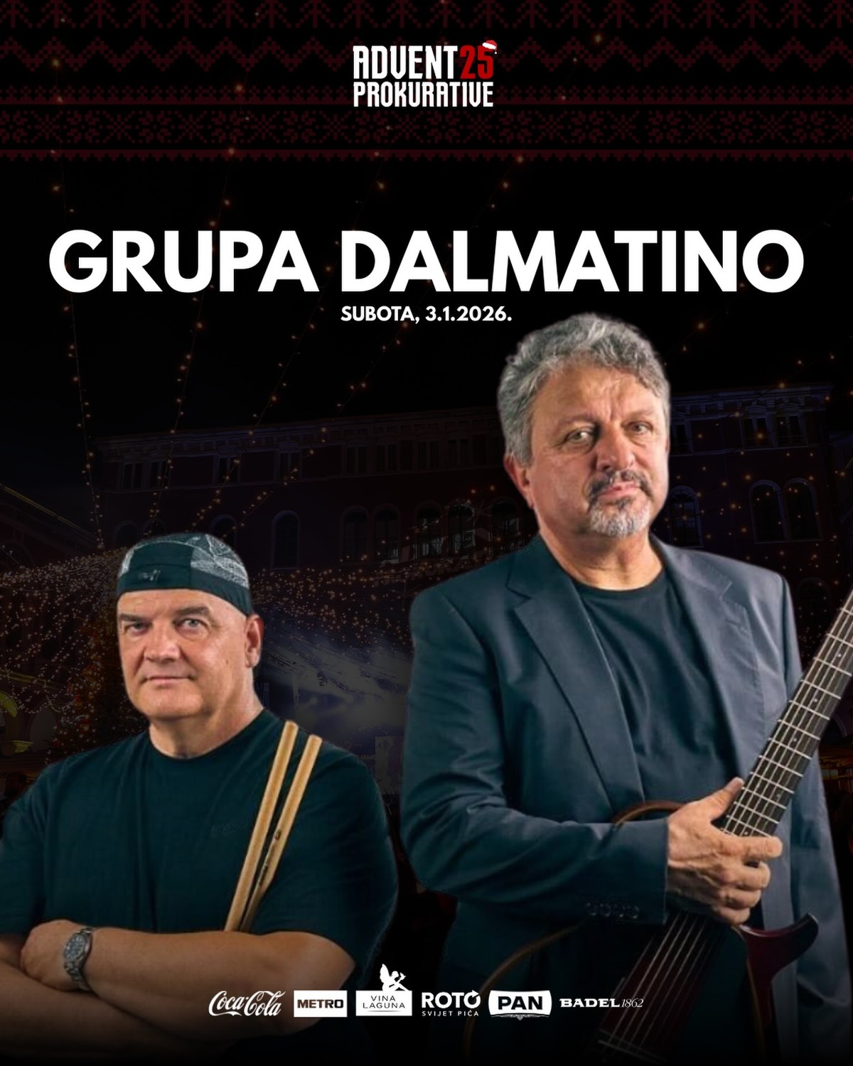 Dalmatino sutra na Prokurativama