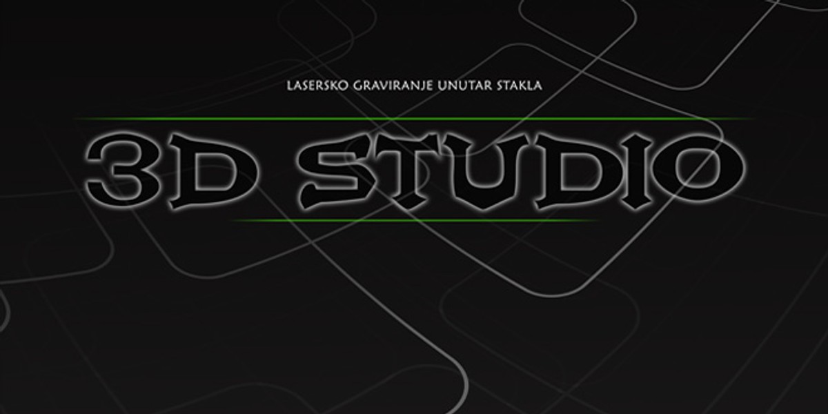 3D studio: Lasersko graviranje unutar stakla
